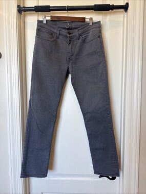 Men's  Levi’s 511 Gray Straight-Leg Jeans